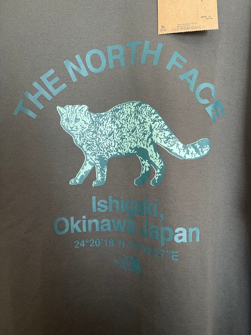 新品　ノースフェイス　石垣島　イリオモテヤマネコ　Tシャツ　ユニセックス　L