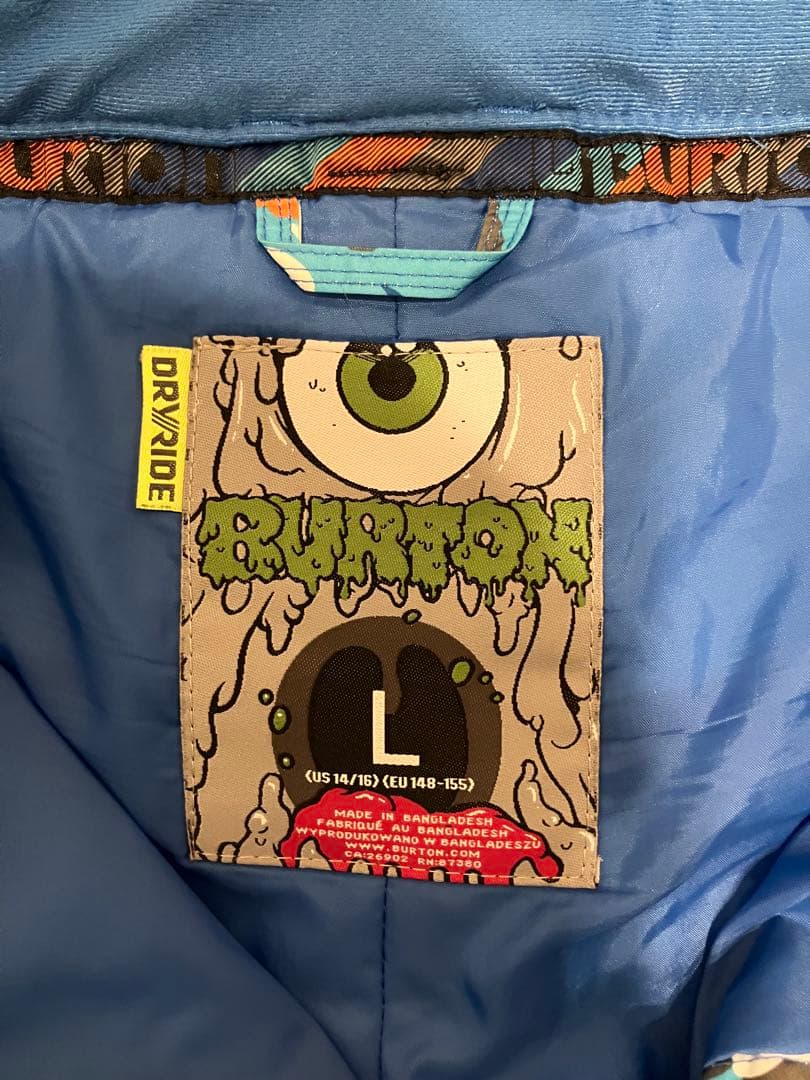 BURTON バートン ドライライド ボーイズ L スノボ セットアップ 150