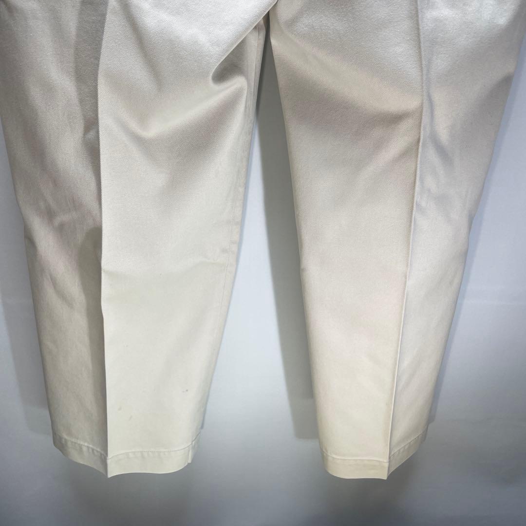 ワコマリア　ダブル プリーテッド チノ トラウザーズ サイズL