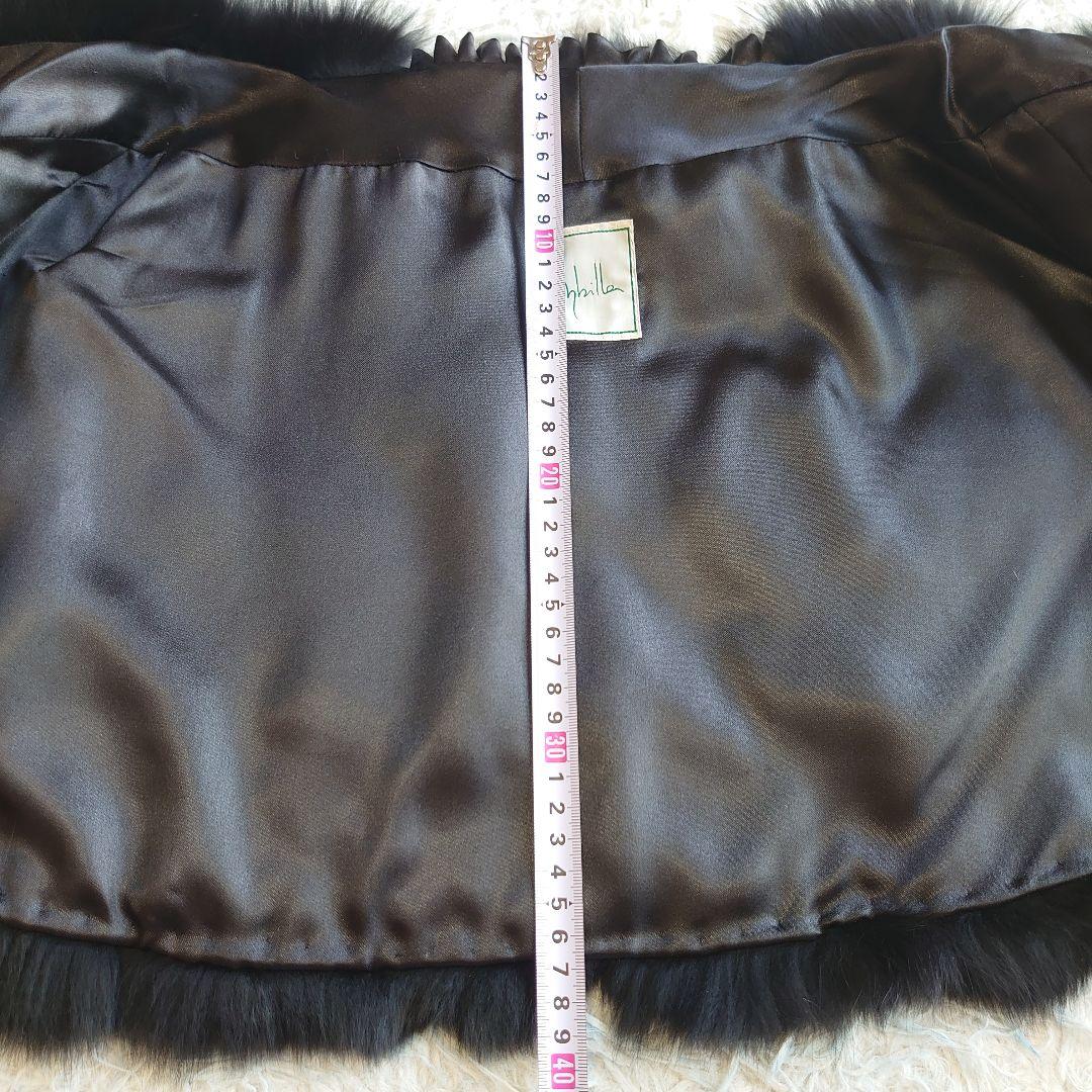 【極美品】Sybilla シビラ ブルーフォックス ボレロ ブラック