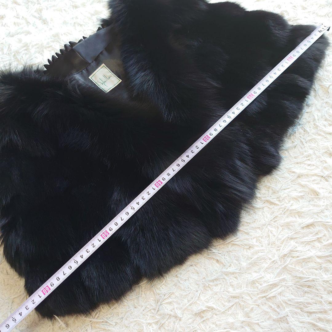 【極美品】Sybilla シビラ ブルーフォックス ボレロ ブラック