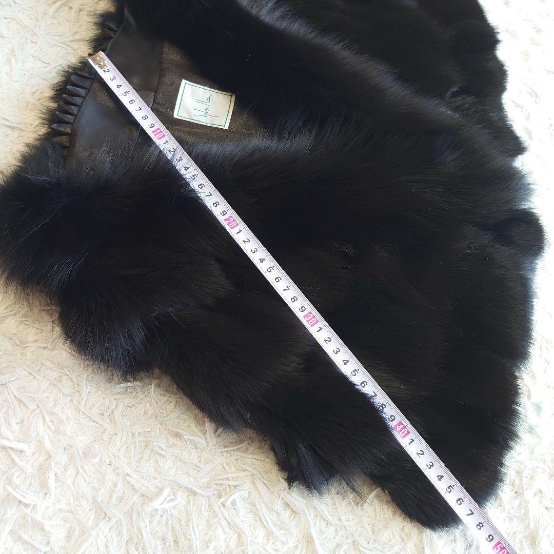【極美品】Sybilla シビラ ブルーフォックス ボレロ ブラック