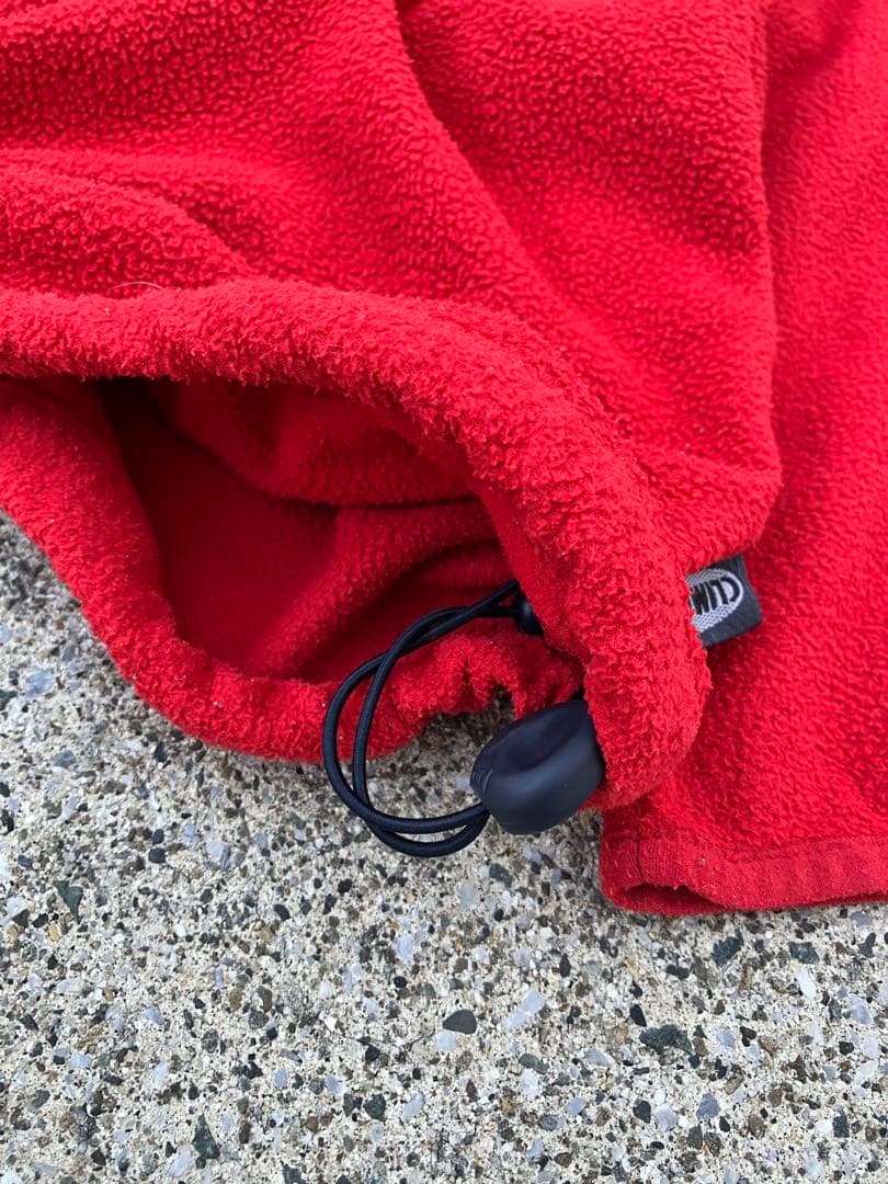 アディダス×バイエルンミュンヘンフリースハーフジップジャケット　ドリルトップ