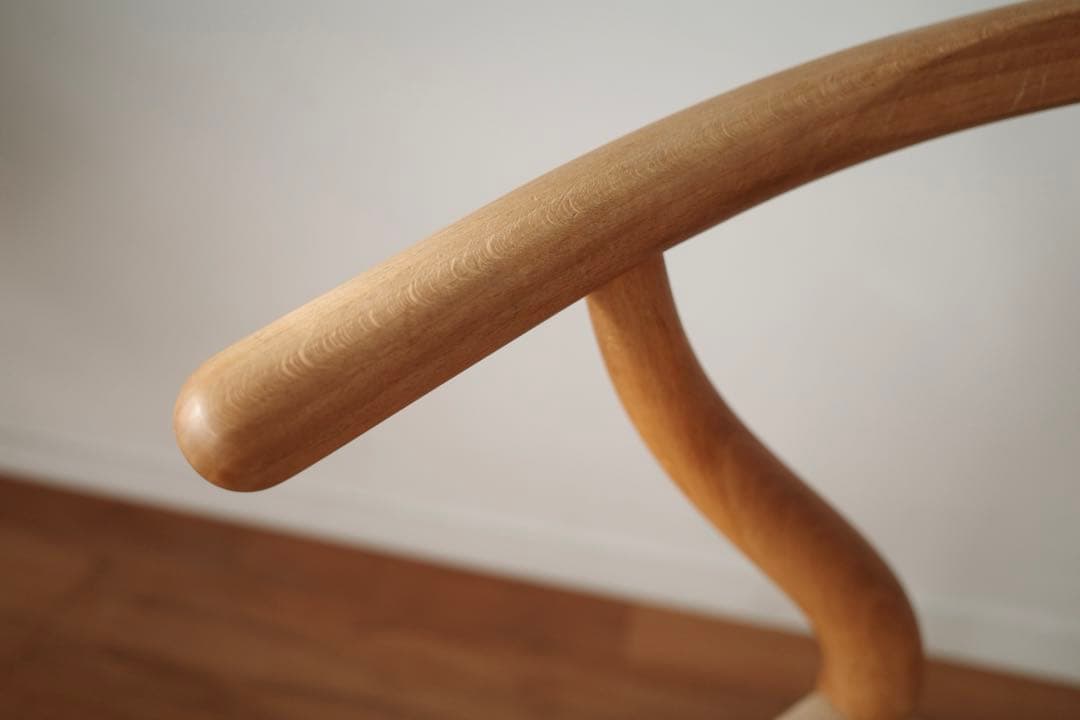 極美品【ヴィンテージ yチェア】ビーチ ペーパーコード新品