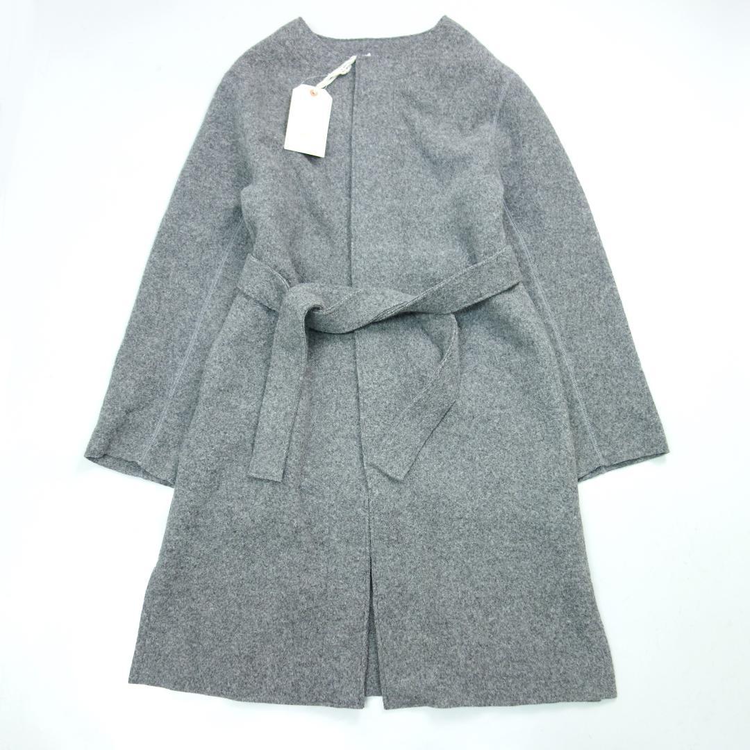 3560未使用フィルメランジェ クリスト カセンテイーノウールガウンコート