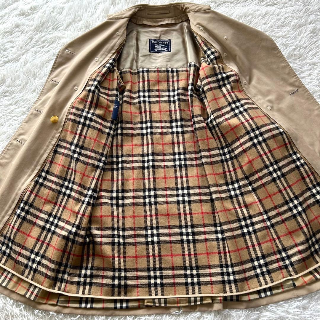 【美品】バーバリー　トレンチコート　ライナー　ベルト完備　ロング　ベージュ　M