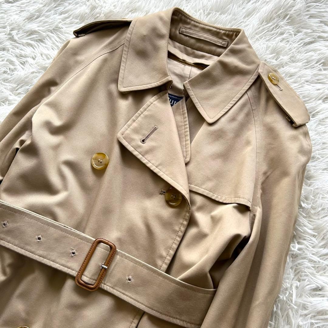 【美品】バーバリー　トレンチコート　ライナー　ベルト完備　ロング　ベージュ　M