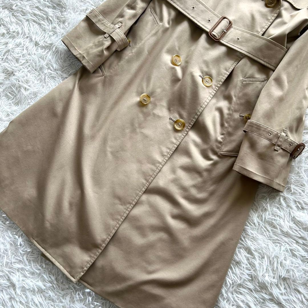 【美品】バーバリー　トレンチコート　ライナー　ベルト完備　ロング　ベージュ　M