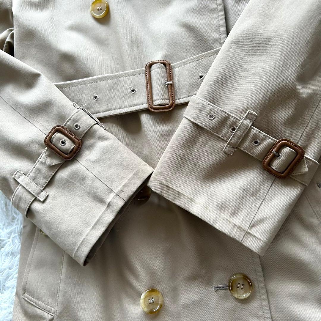 【美品】バーバリー　トレンチコート　ライナー　ベルト完備　ロング　ベージュ　M