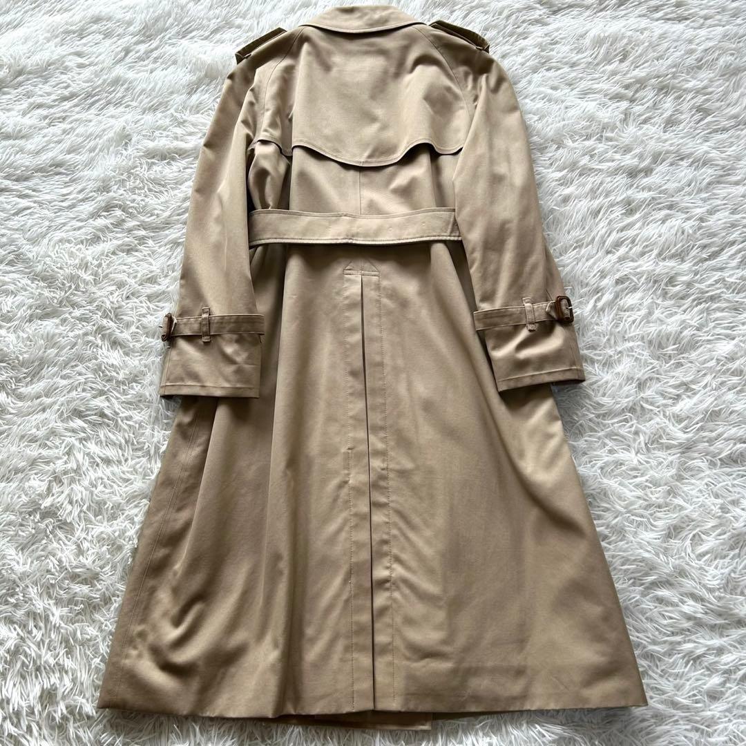 【美品】バーバリー　トレンチコート　ライナー　ベルト完備　ロング　ベージュ　M