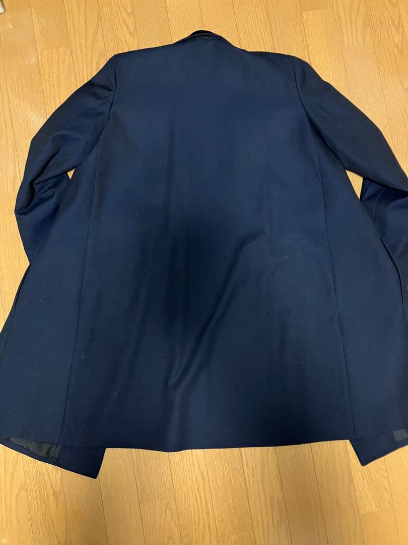 Salvatore Ferragamo ネイビーAラインコート 38