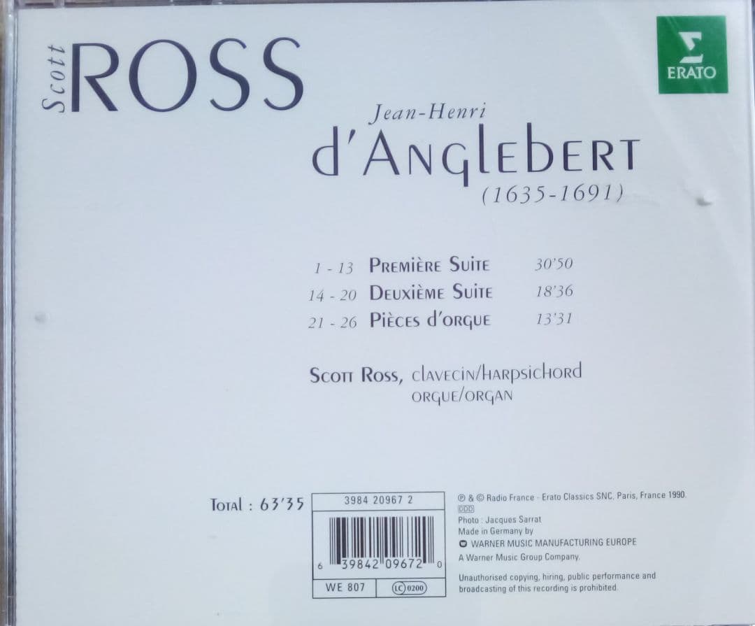 スコット・ロスの神髄（7枚組）