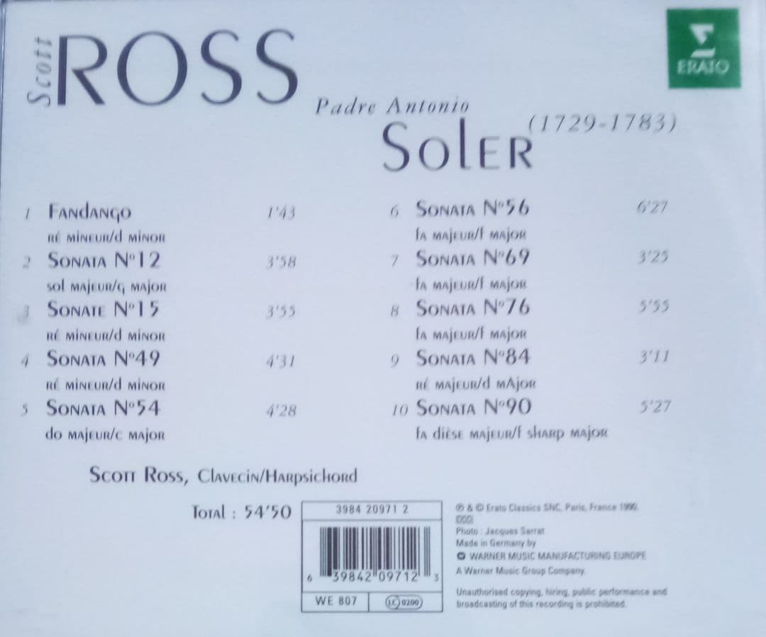 スコット・ロスの神髄（7枚組）