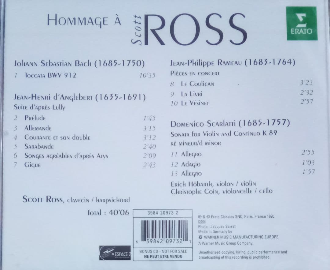 スコット・ロスの神髄（7枚組）