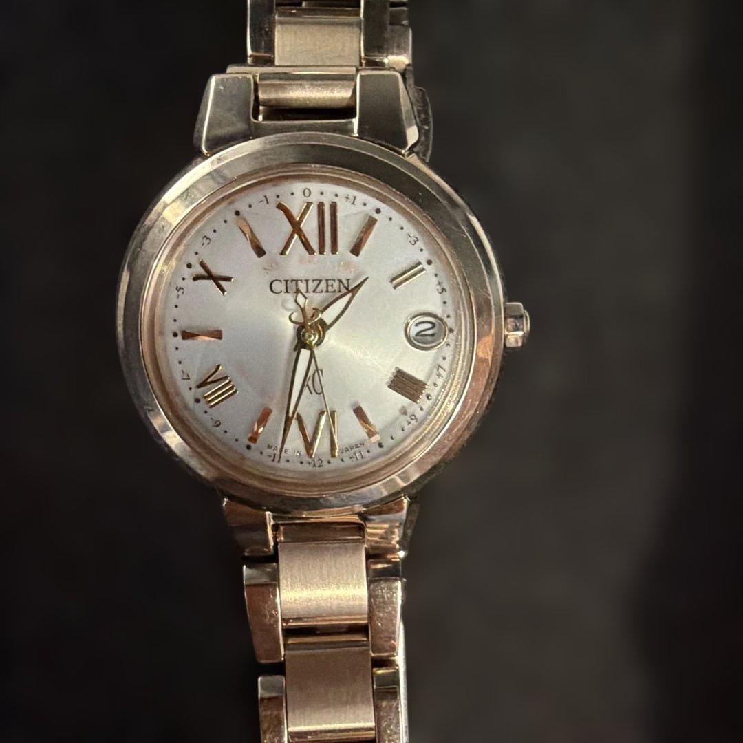 【電波ソーラー、美品、稼働品】xC シチズン　クロスシー