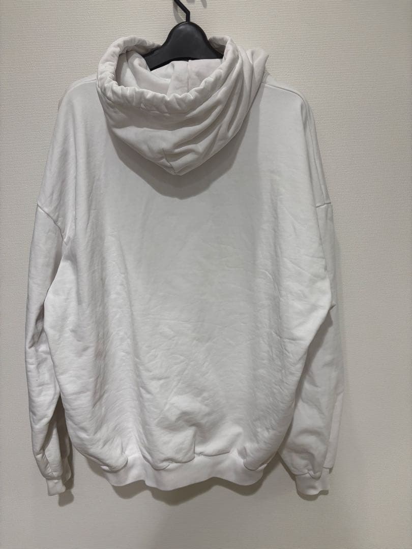 BALENCIAGA バレンシアガ MODE ロゴパーカー ホワイト XS