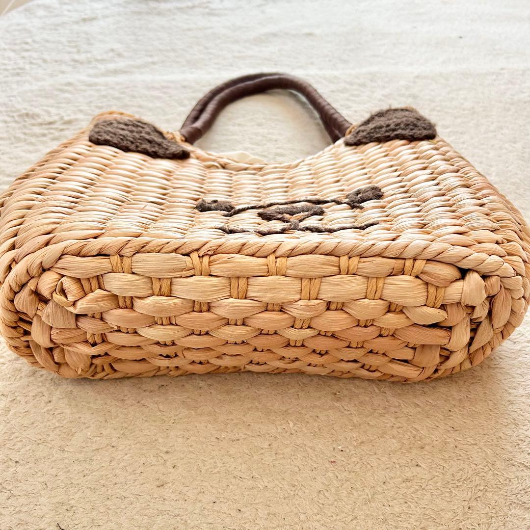 ☆レア　franche lippee くまかごバッグ　刺繍