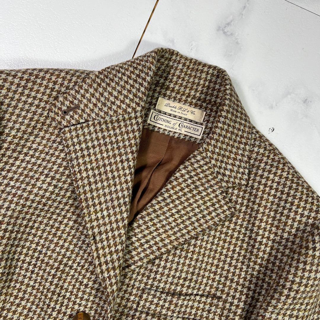 RRL ダブルアールエル テーラドジャケット エルボパッチ 千鳥柄 2