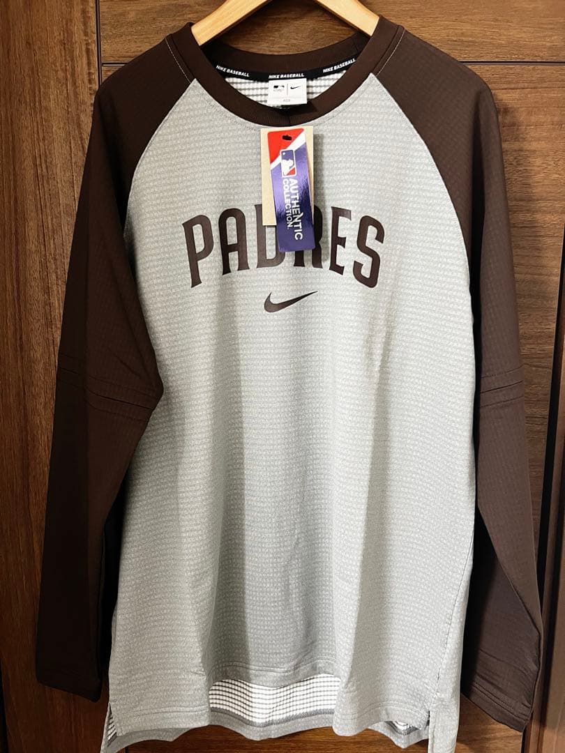 日本未発売 サンディエゴパドレス 選手支給品 ラグランシャツ サイズL