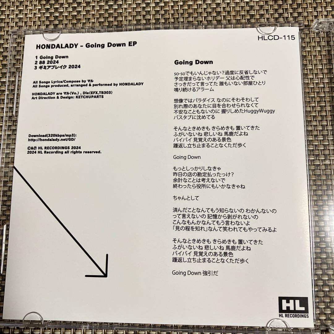 HONDALADY ★会場限定CD-R2枚セット