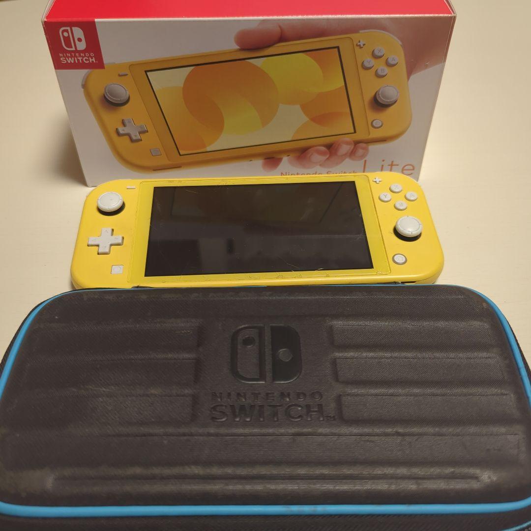 Nintendo Switch Lite イエロー箱ケース付き※内容ご確認下さい