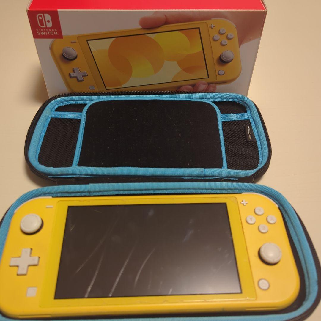 Nintendo Switch Lite イエロー箱ケース付き※内容ご確認下さい