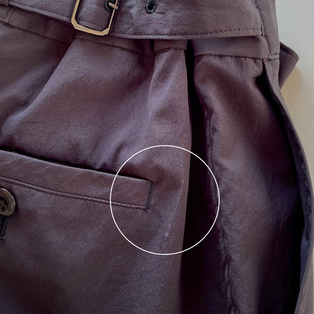 専用　　lelill 【日本製】サイドベルト トラウザーズ