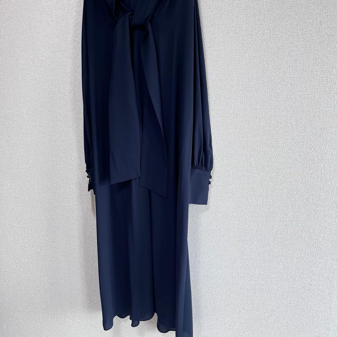 新品　人気完売　ヴェルメイユ パー イエナ　24aw 2wayボウタイワンピース