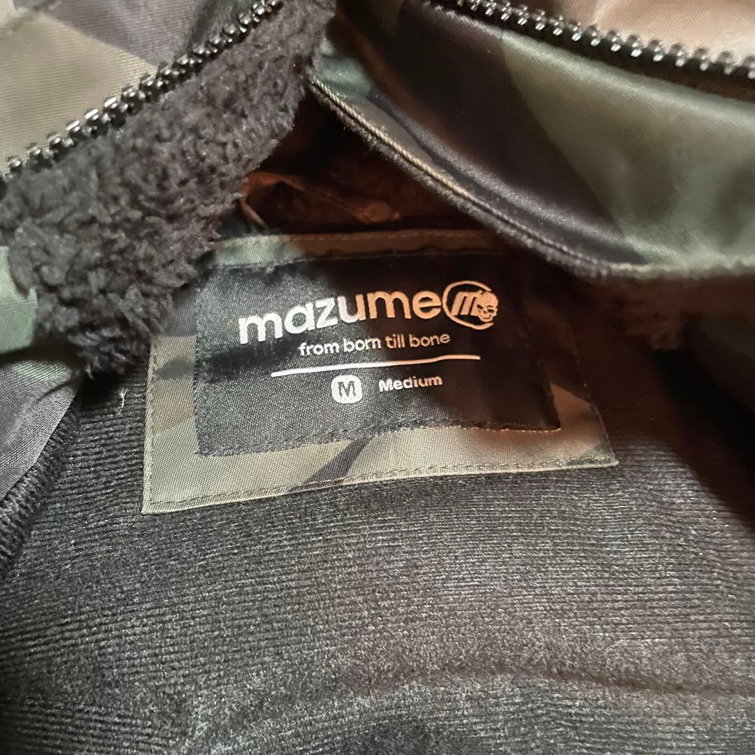mazume 迷彩柄 フィッシングウェア防寒着 上下セットMサイズ