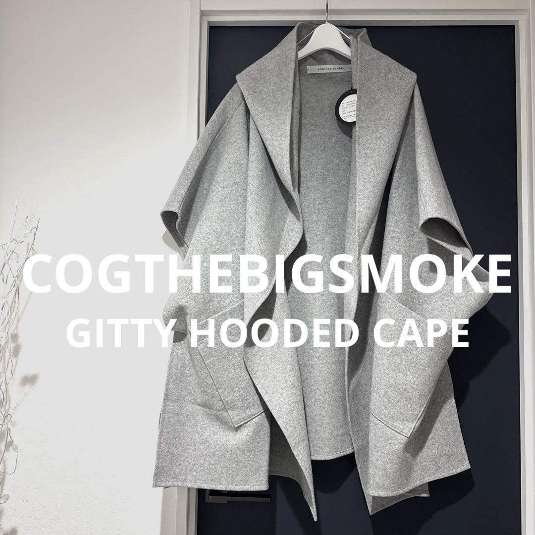 COGTHEBIGSMOKE GITTY HOODED CAPE ケープコート