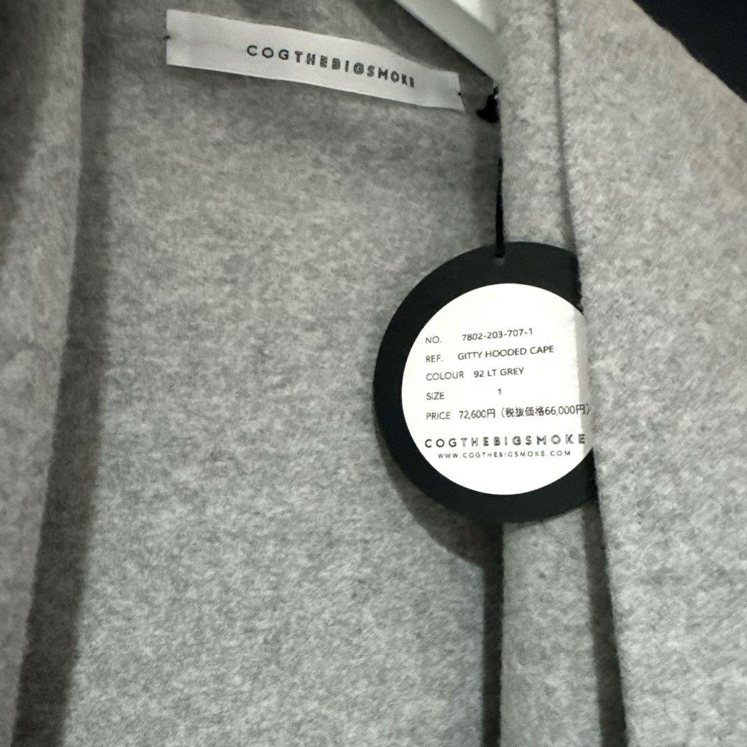 COGTHEBIGSMOKE GITTY HOODED CAPE ケープコート