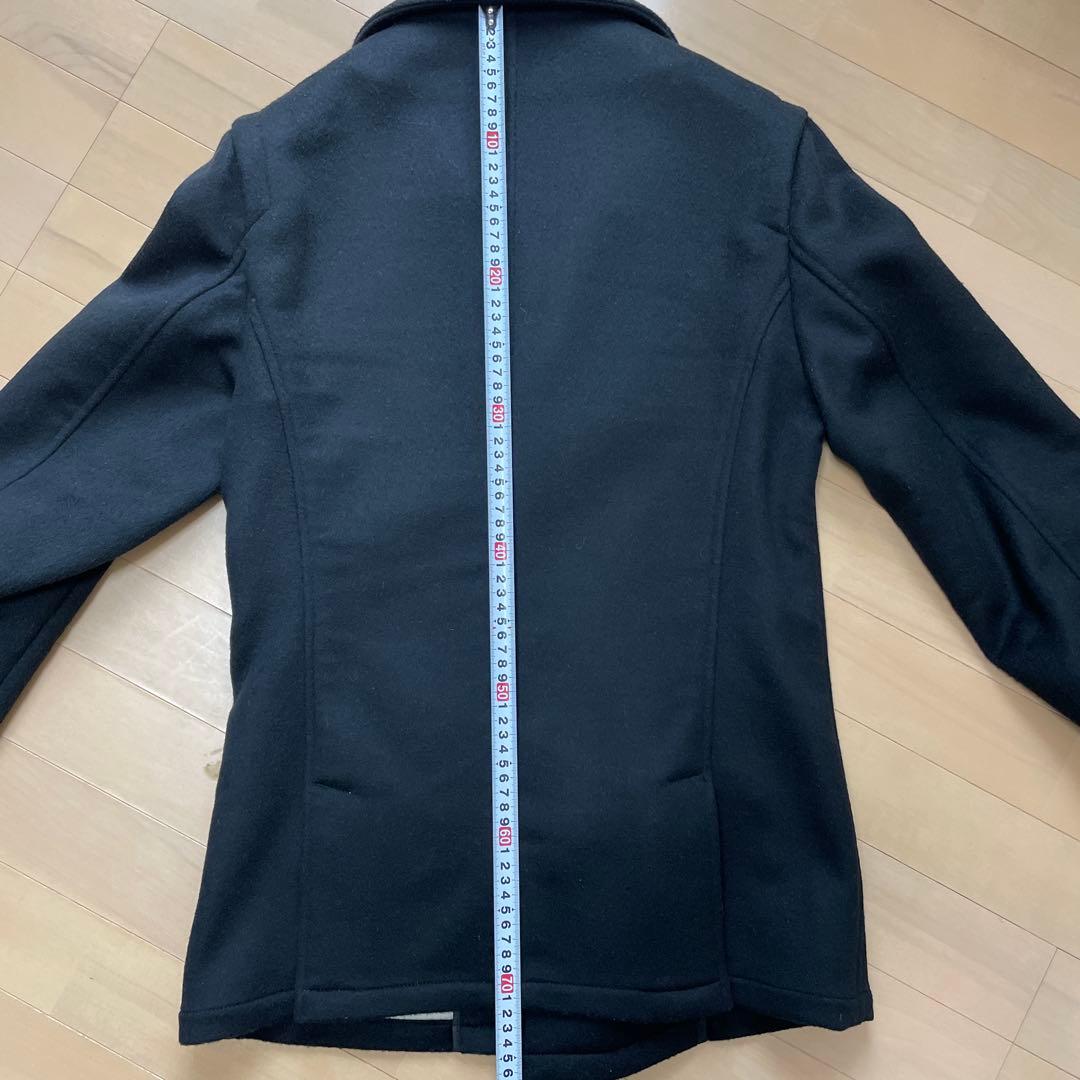 RAF SIMONS ラフシモンズ ブラック ウール ピーコート