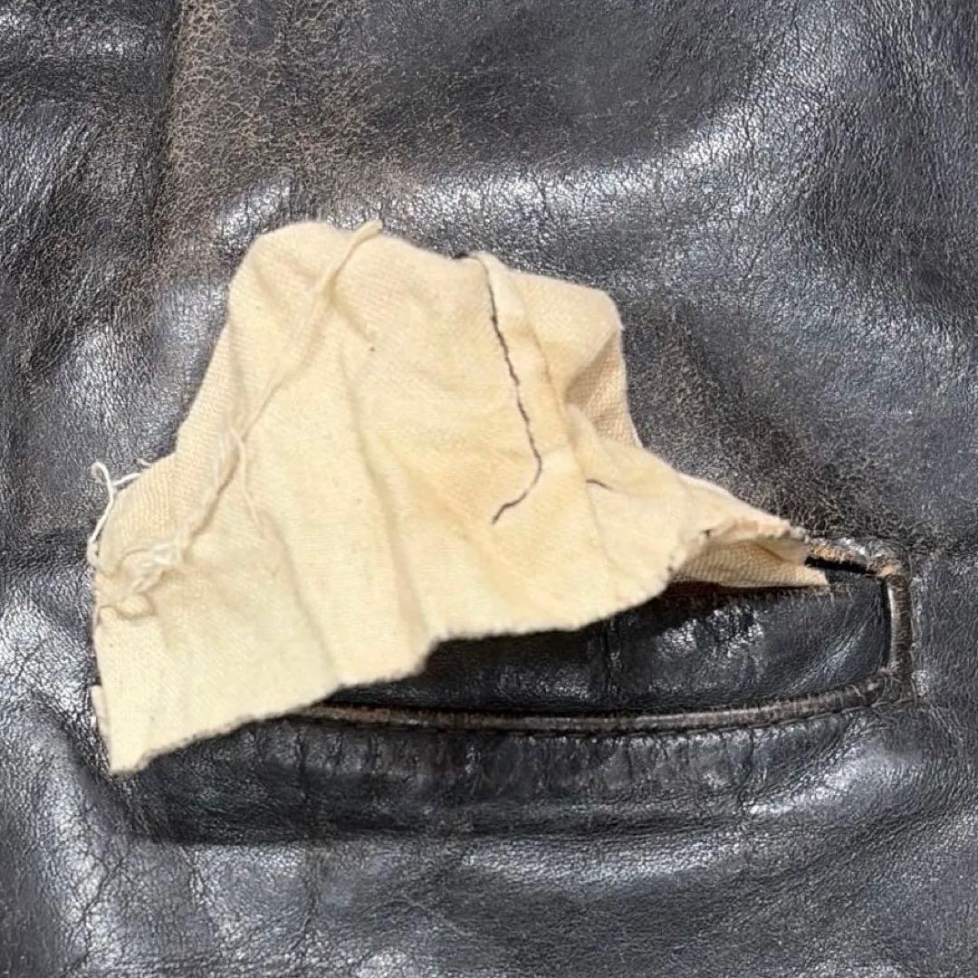 USA製 Schott ショット ダウン ベスト レザー☆