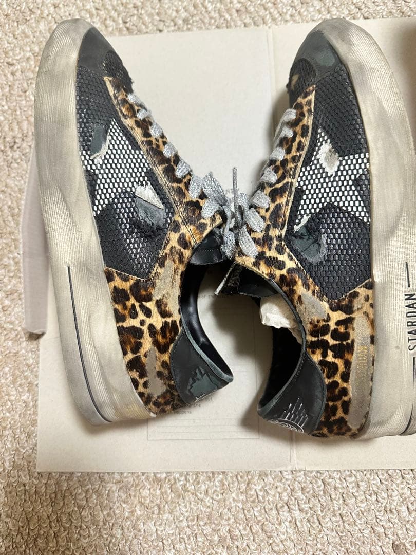 golden spa スニーカー レオパード レディース