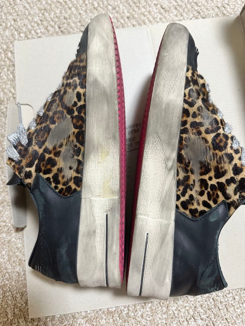 golden spa スニーカー レオパード レディース