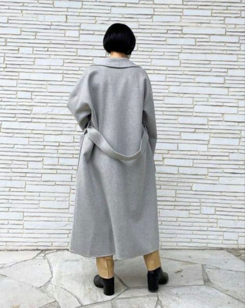 ⭐︎再値下げ⭐︎DES PRÉS ダブルフェイスメルトンビーバー ベルテッドコート