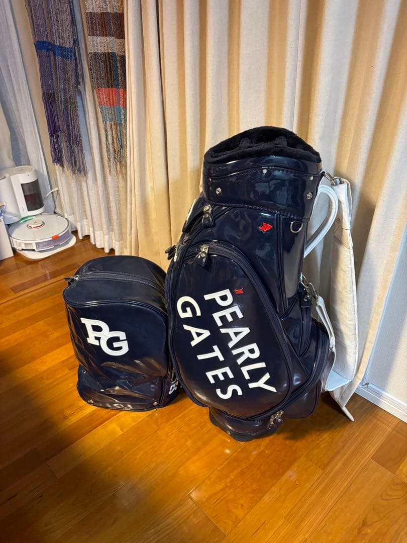 PEARLY GATES キャディバッグ　ネイビー