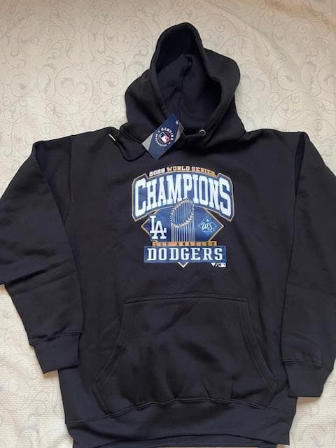 大谷翔平17WS2025チャンピオントロフィーBLACKフーディーL/US限定品