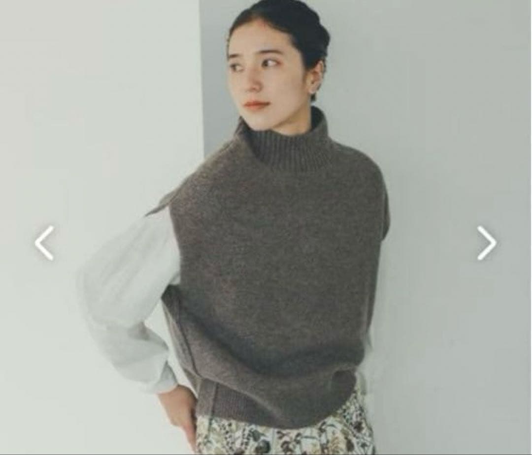 北欧暮らしの道具店　ウール　ニットベスト　kurashi trips