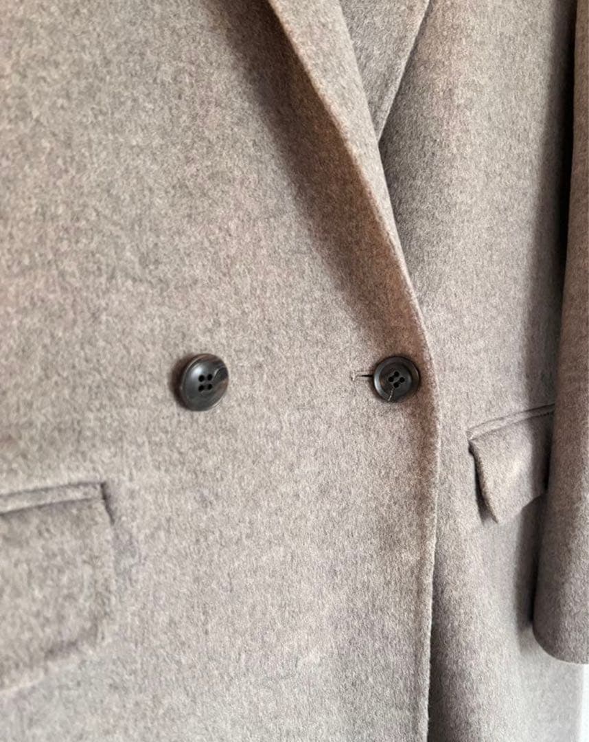 FRAMeWORK ハミルトンリバーテーラードコート グレーA 36