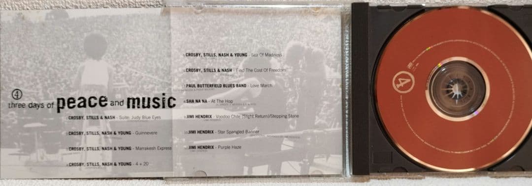 『ウッドストック２５周年コレクション〜平和と音楽の日々〜』（４枚組）《中古品》