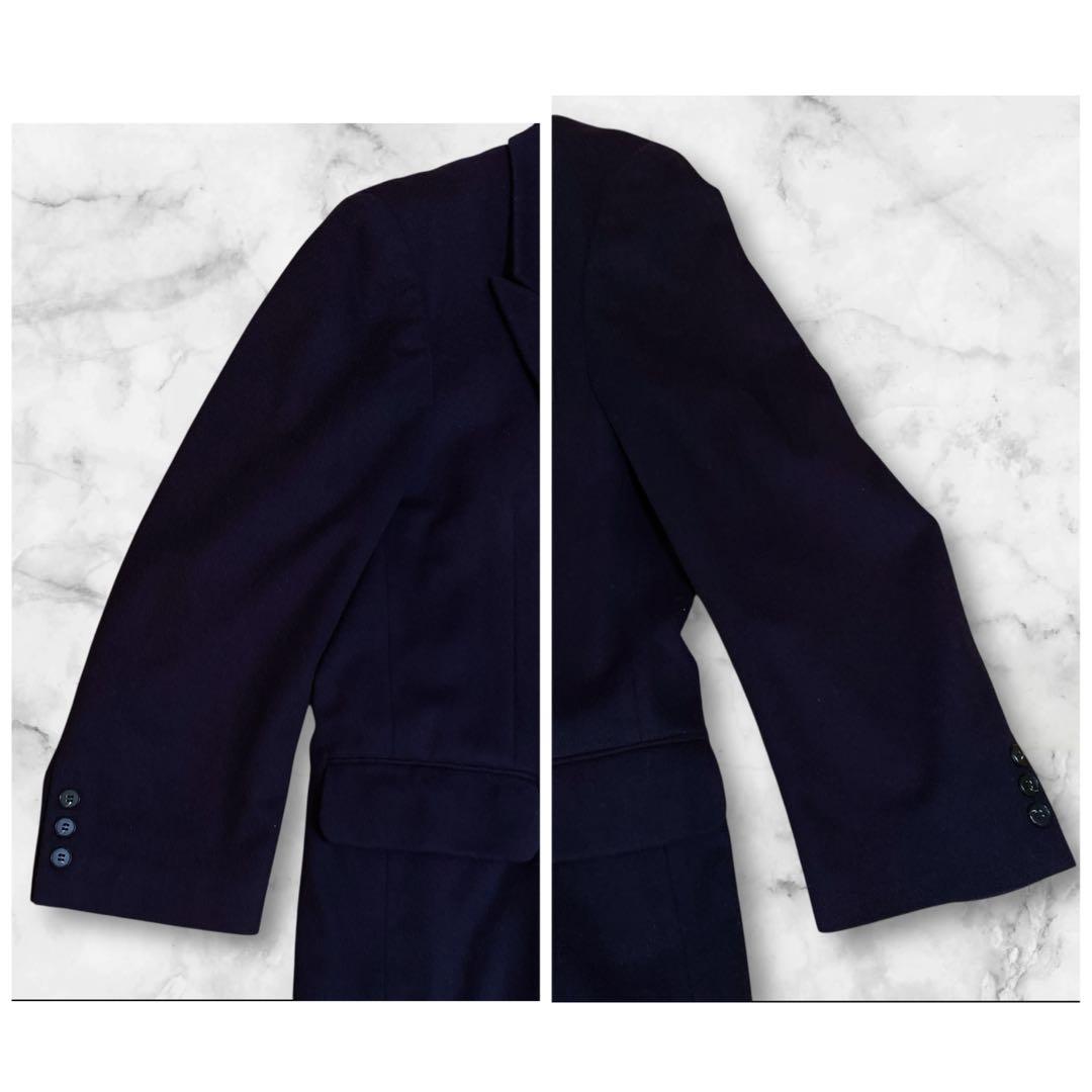 DASSAULT HOMME カシミヤ混ダブルチェスターコート ロング丈XL相当