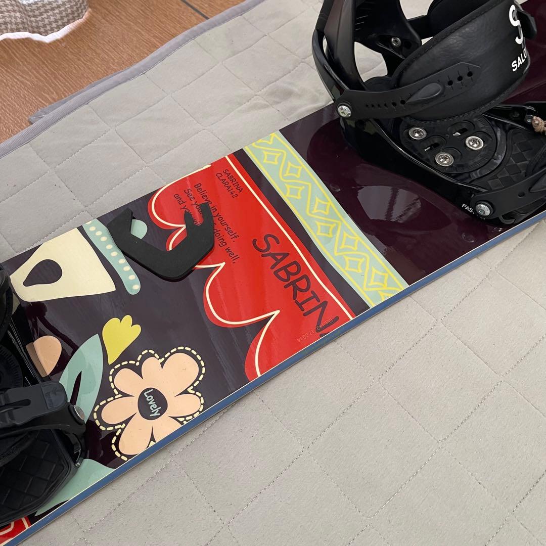 SABRINA スノーボード　サロモン　ビンディング　ブーツ　セット