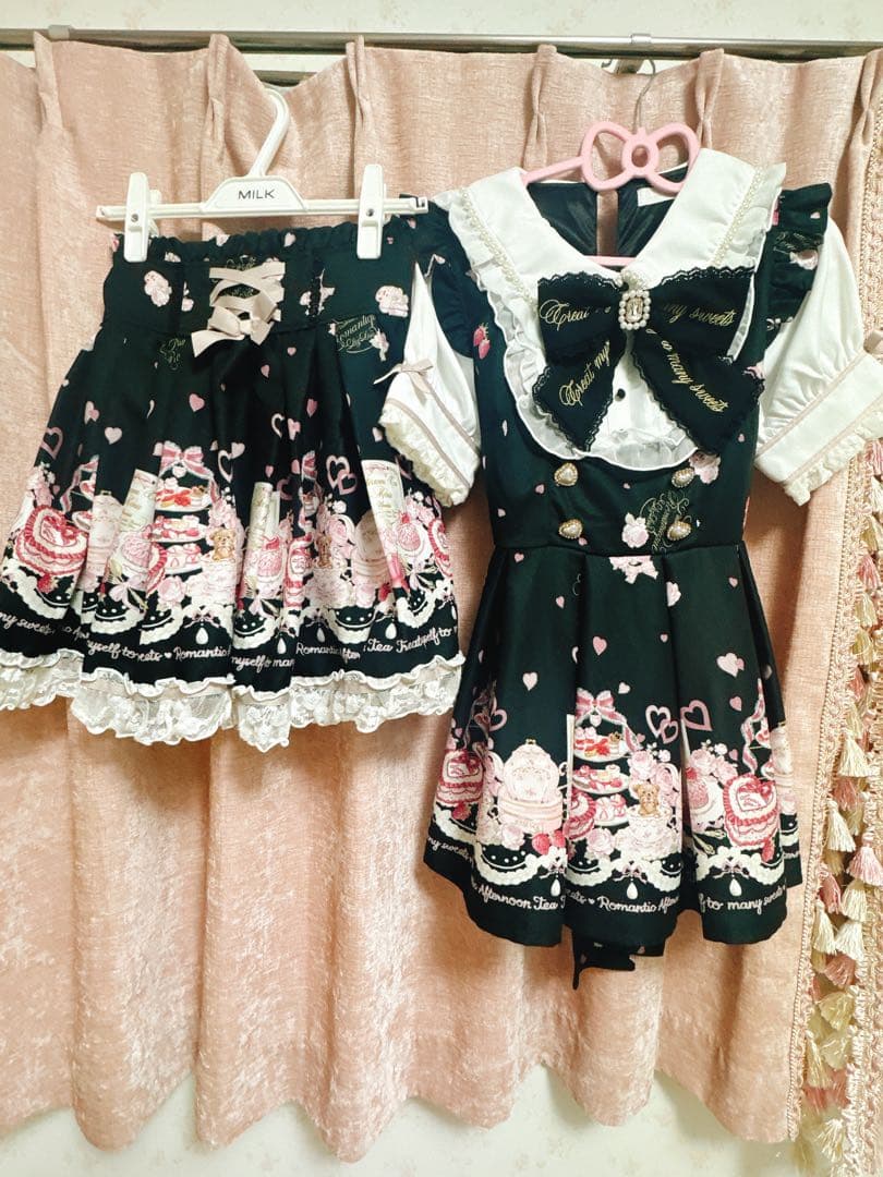 LIZ LISA Many Hearts Afternoontea柄セットアップ