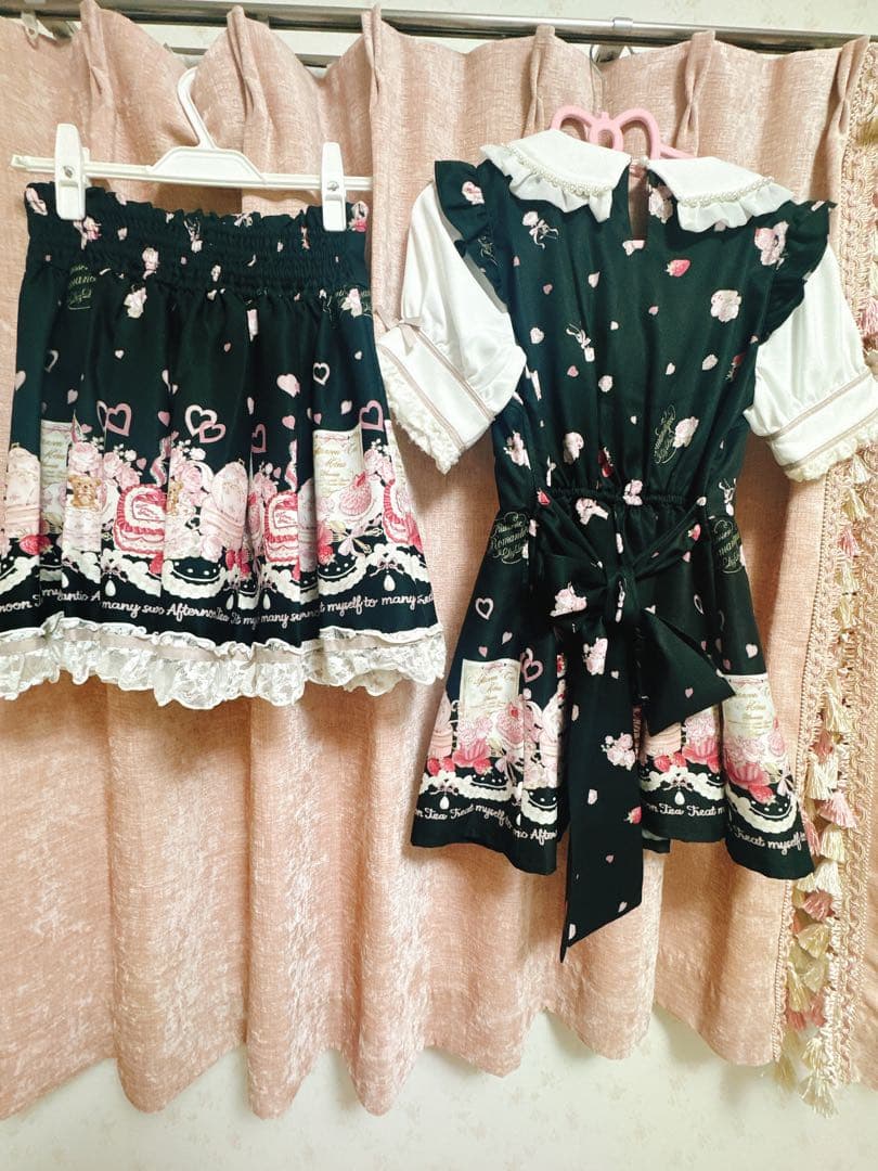 LIZ LISA Many Hearts Afternoontea柄セットアップ