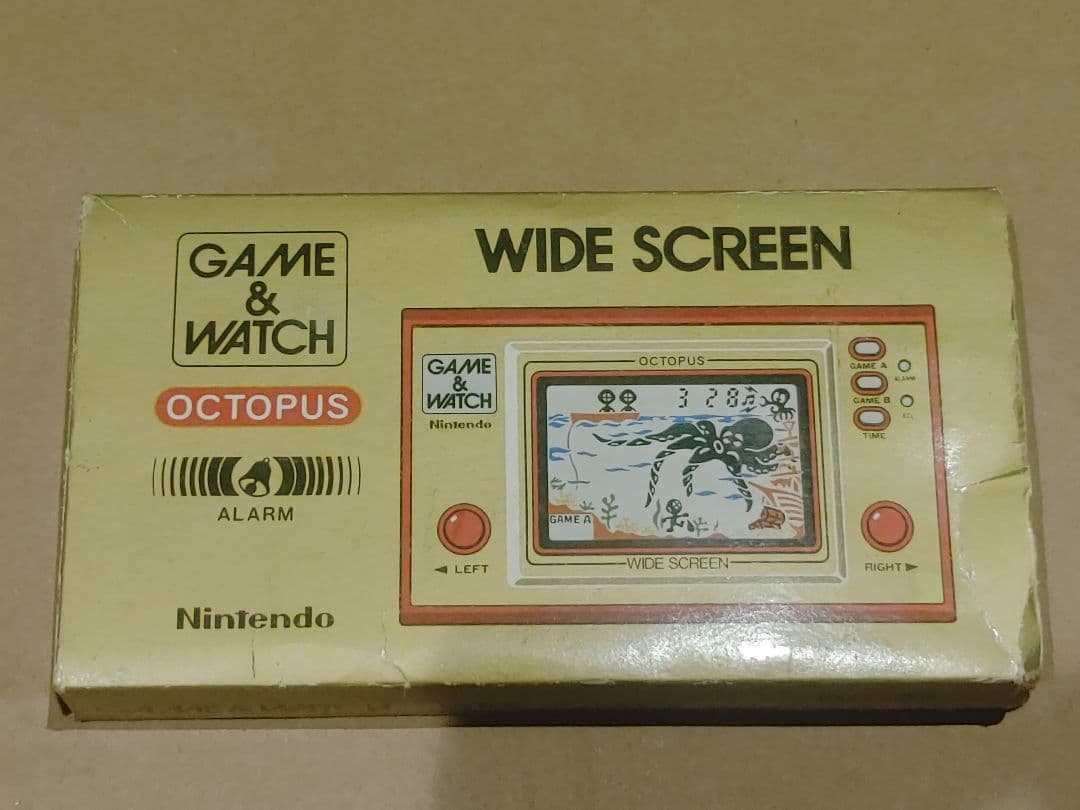 最終価格　GW【任天堂ゲームウォッチ ワイドスクリーン オクトパス】