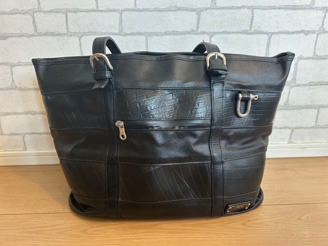 SEAL seal シール 森野帆布コラボ ボーダートートバッグ