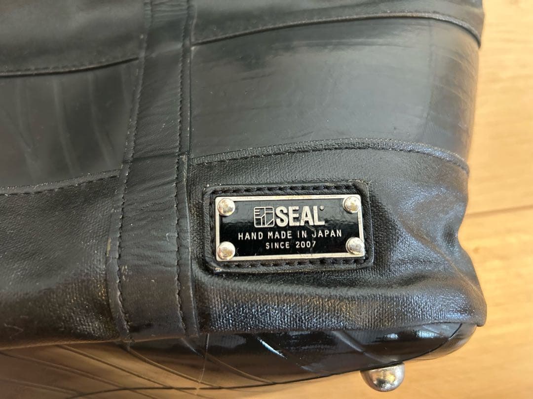 SEAL seal シール 森野帆布コラボ ボーダートートバッグ