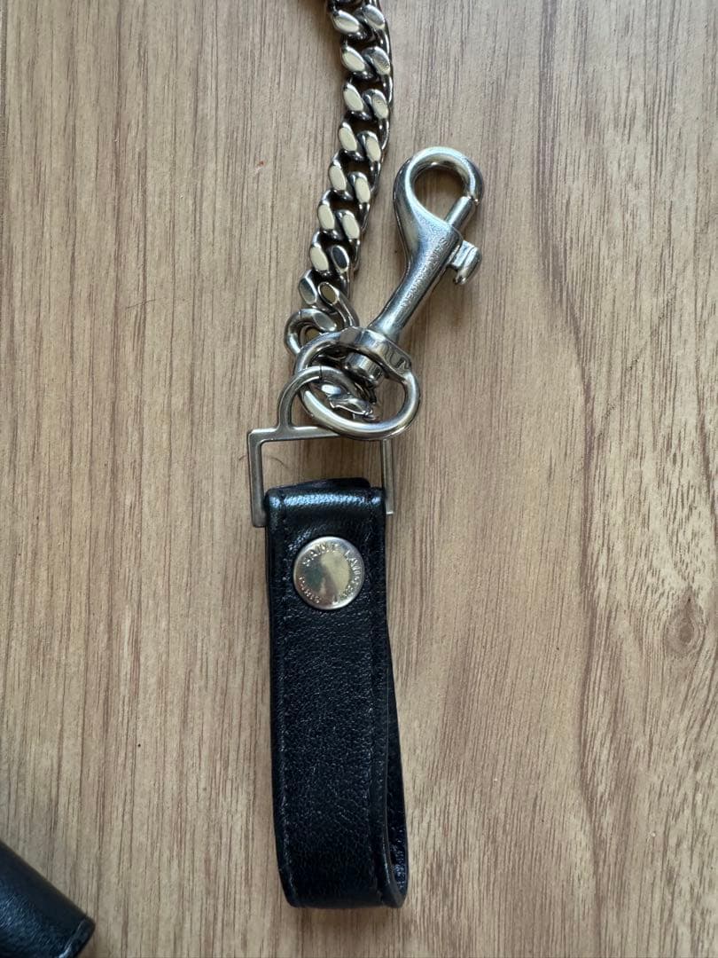 ぴ*ぴ様 希少美品!! サンローラン パリ / ライダース レザー＆チェーン　ウ