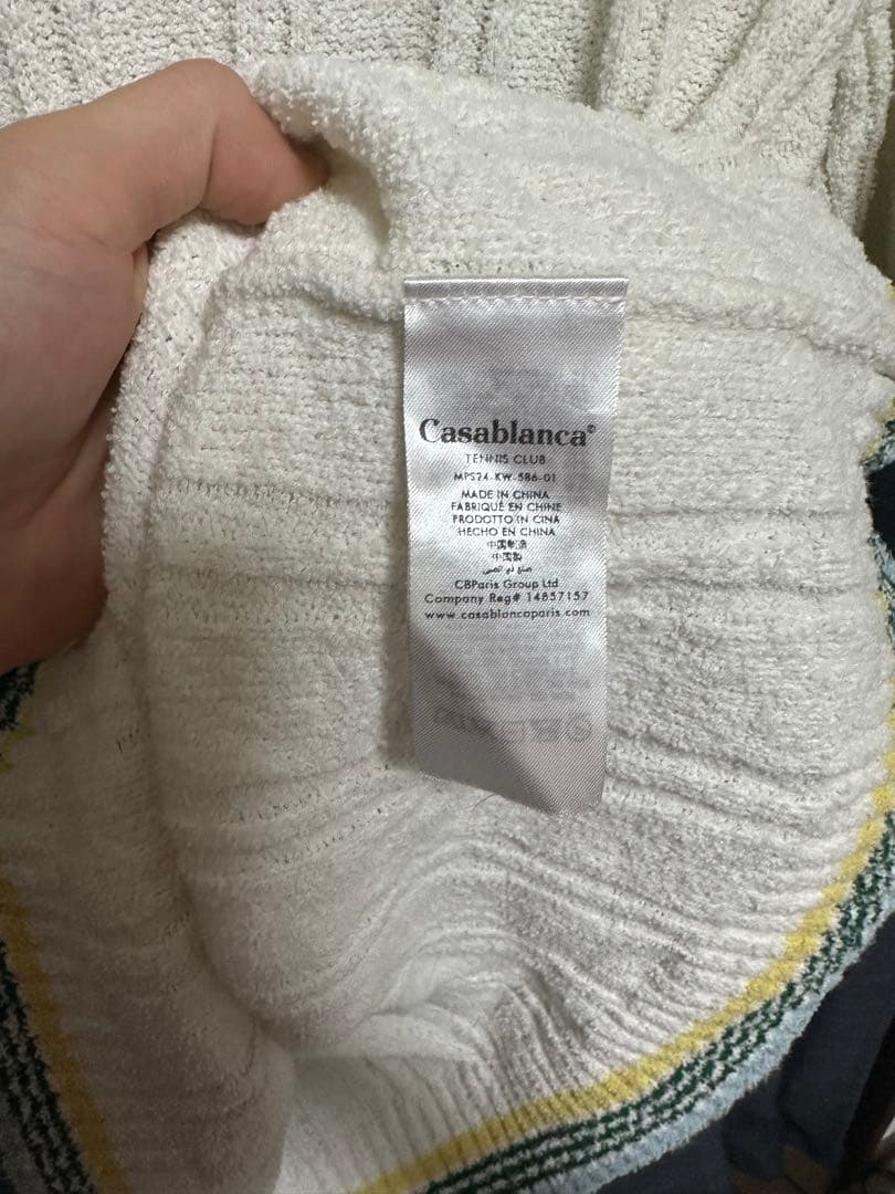 カサブランカ　ニットシャツ